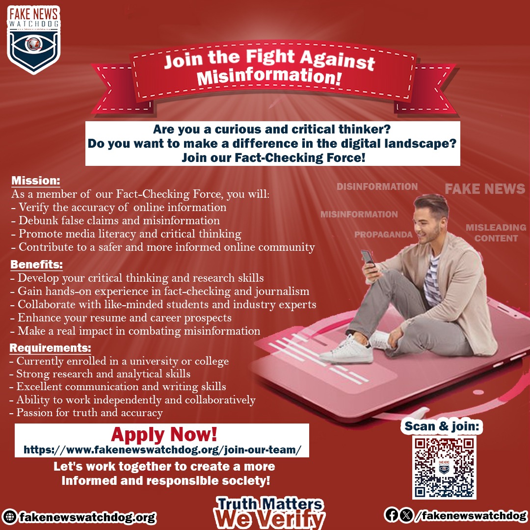 You are currently viewing Join our fight against misinformation!