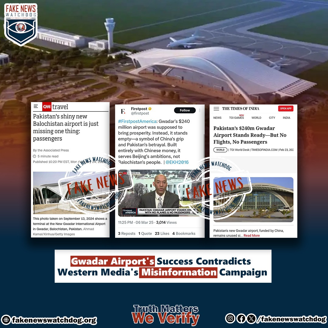 Read more about the article Gwadar Airport’s Success Contradicts Western Media’s Misinformation Campaign
