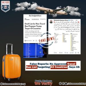 Read more about the article False Reports: No Approved Travel Ban List Targeting 43 Countries, Says US Authorities