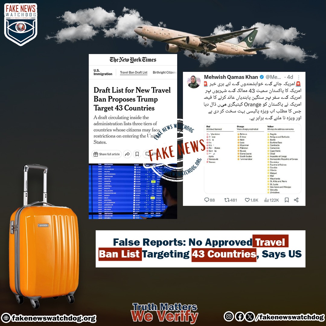 You are currently viewing False Reports: No Approved Travel Ban List Targeting 43 Countries, Says US Authorities