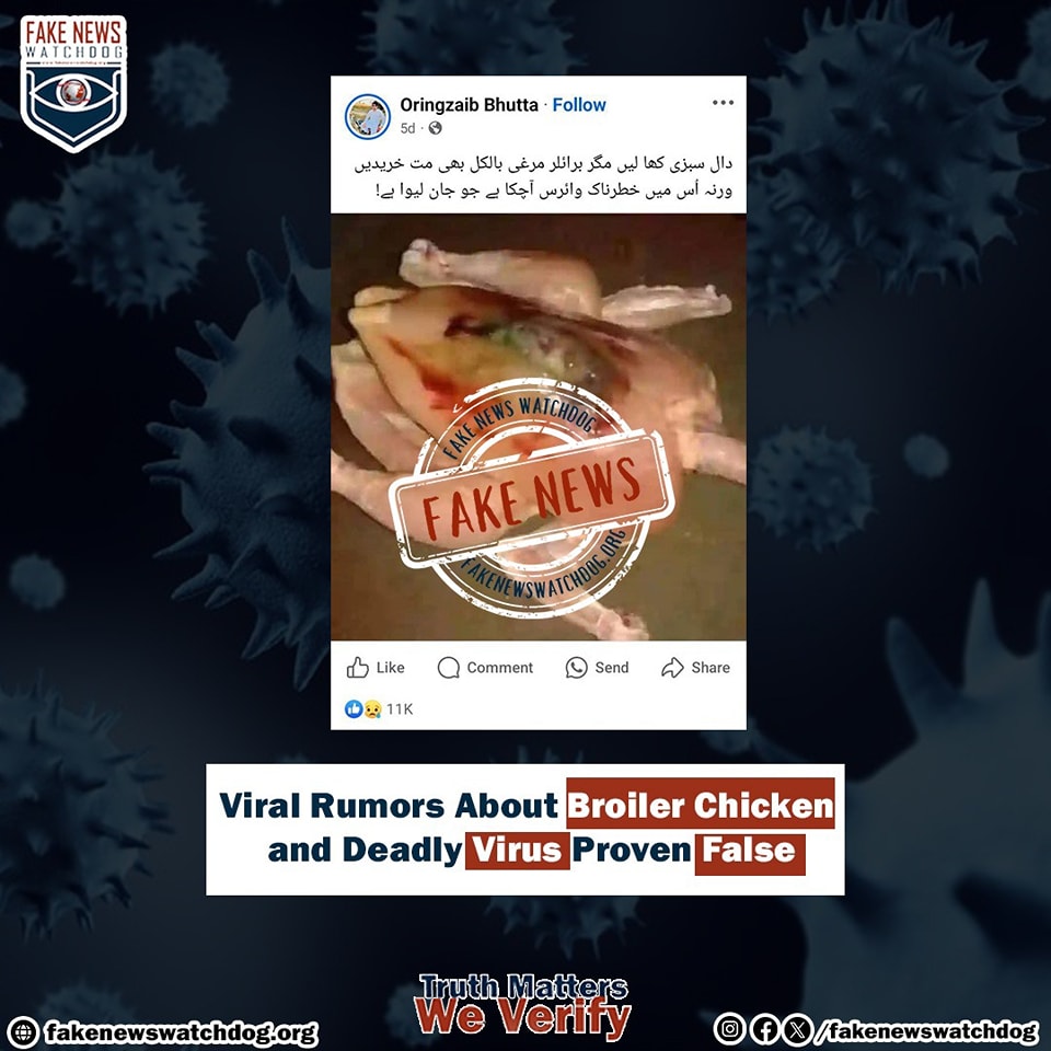 Read more about the article Viral Rumors about Broiler Chicken and Deadly Virus Proven False
