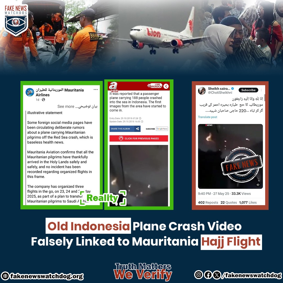 You are currently viewing No Mauritanian Hajj Aircraft Crashed